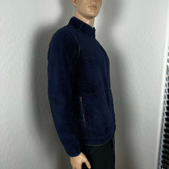 Tommy Bahama Sherpa Full Zip Jacket Size M $168 Sample in Navy/Green - Picture 8 of 11
